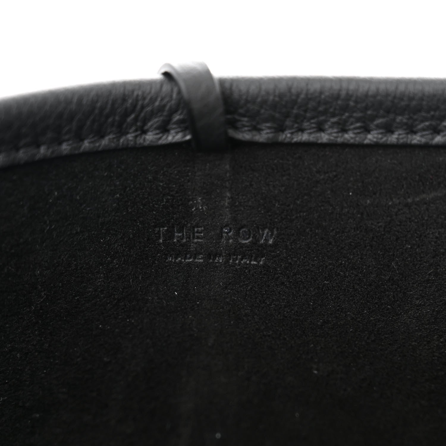 The Row Grained Calfskin Small N/S Park Tote Black 6 of 9