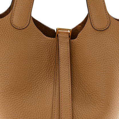 Hermes Taurillon Clemence Picotin Lock 18 PM Biscuit 8 of 11