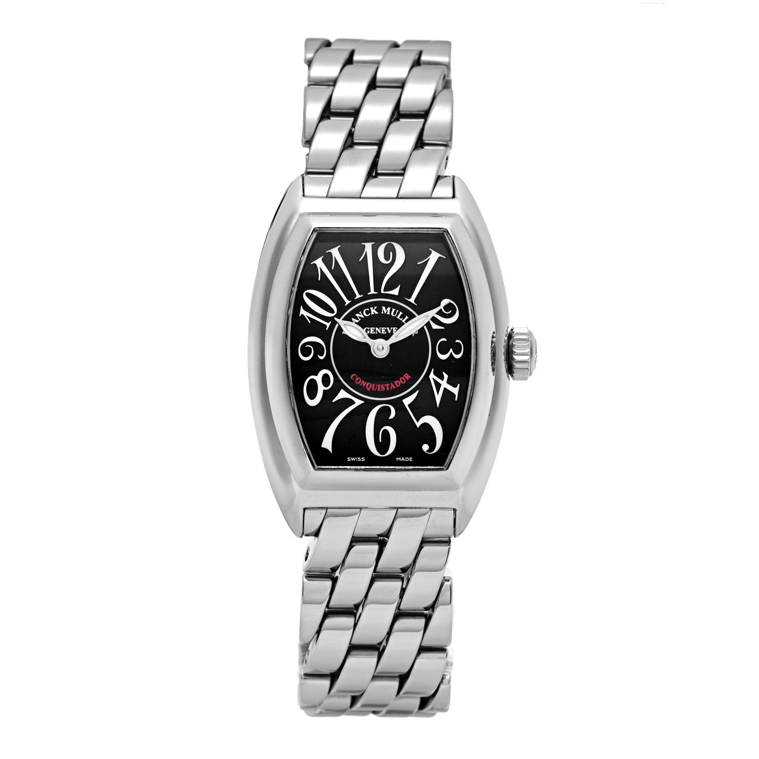 Franck Muller Stainless Steel 27mm Conquistador Automatic Watch Black 8002SC 1 of 5