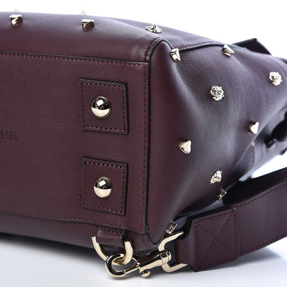 Mulberry Calfskin Studded Medium Cara Delevingne Convertible Satchel Oxblood 12 of 17
