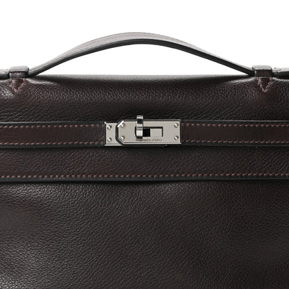 Hermes Evergrain Kelly Pochette Clutch Ebene 8 of 10