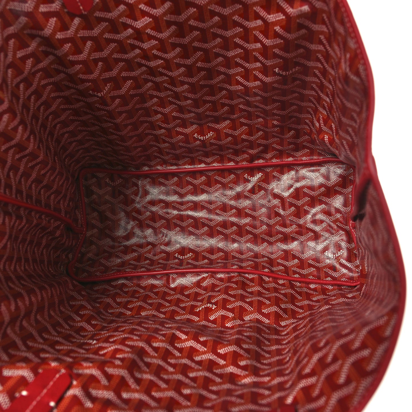 Goyardine Reversible Anjou PM Red