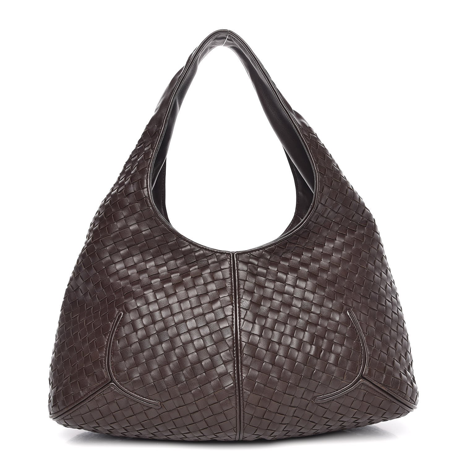 Bottega Veneta Nappa Intrecciato Ball Hobo Ebano 1 of 8