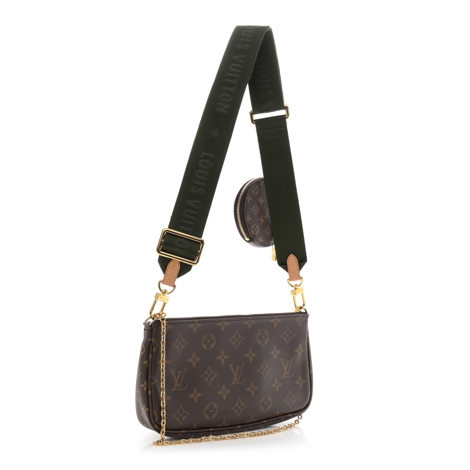 Louis Vuitton Monogram Multi Pochette Accessories Kaki 3 of 10
