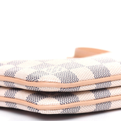 Louis Vuitton Damier Azur Double Zip Pochette 8 of 9