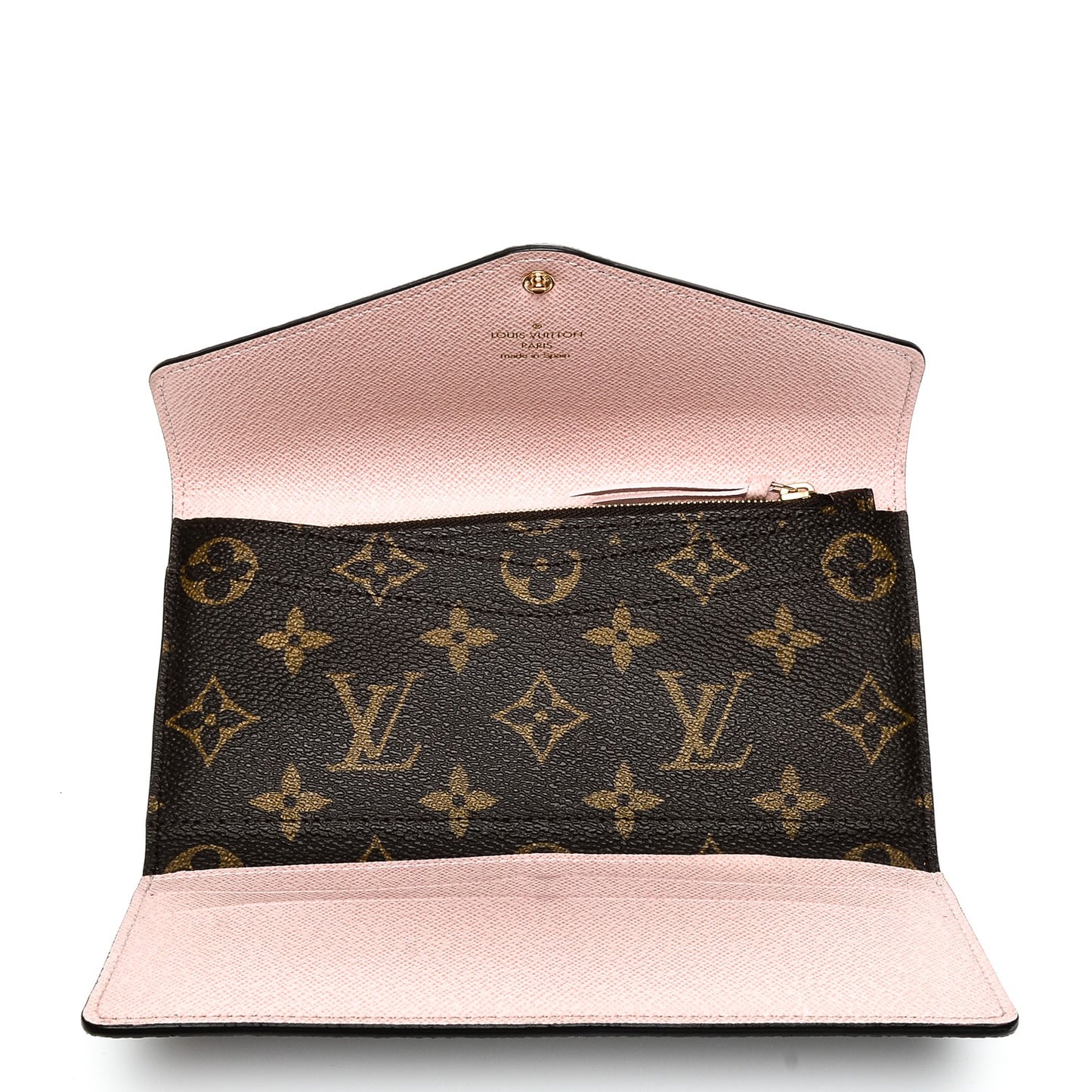 Monogram Josephine Wallet Rose Ballerine