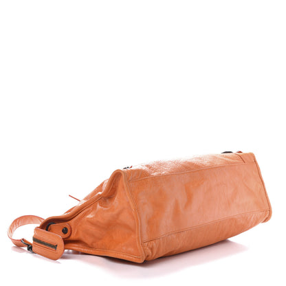 Balenciaga Agneau Classic Hardware City Tangerine 4 of 12