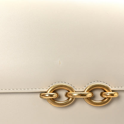 Saint Laurent Smooth Calfskin Le Maillon Satchel Crema Soft 12 of 12