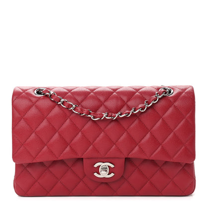 Chanel Caviar Quilted Medium Double Flap Red 1 of 9