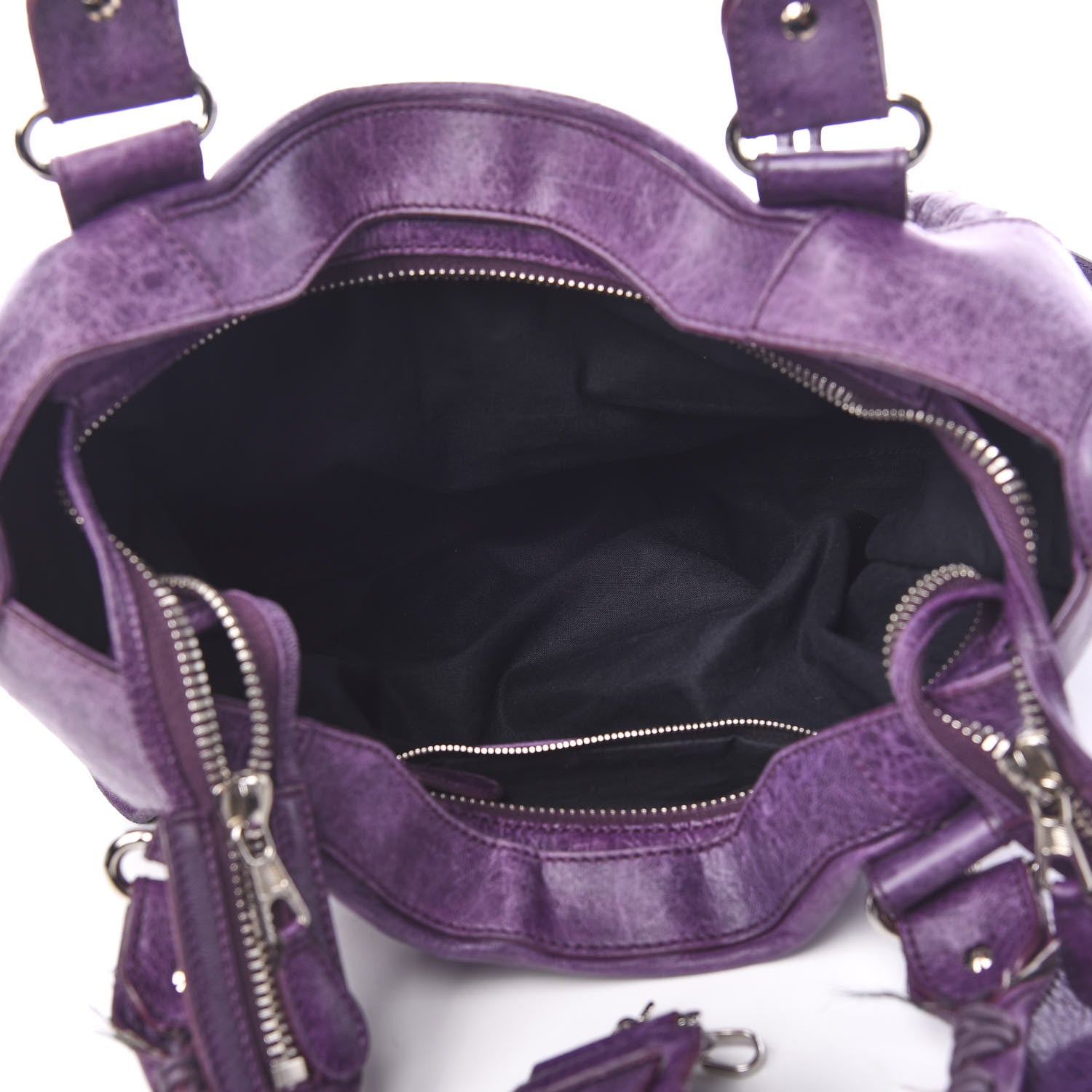 Balenciaga Agneau Giant 21 Silver Hardware City Raisin 4 of 18