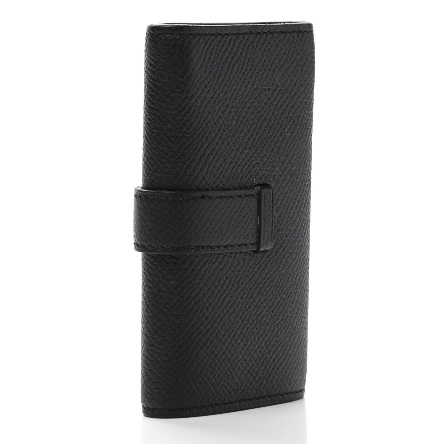 Hermes Epsom Bearn Multicles 4 Key Holder Black 3 of 6