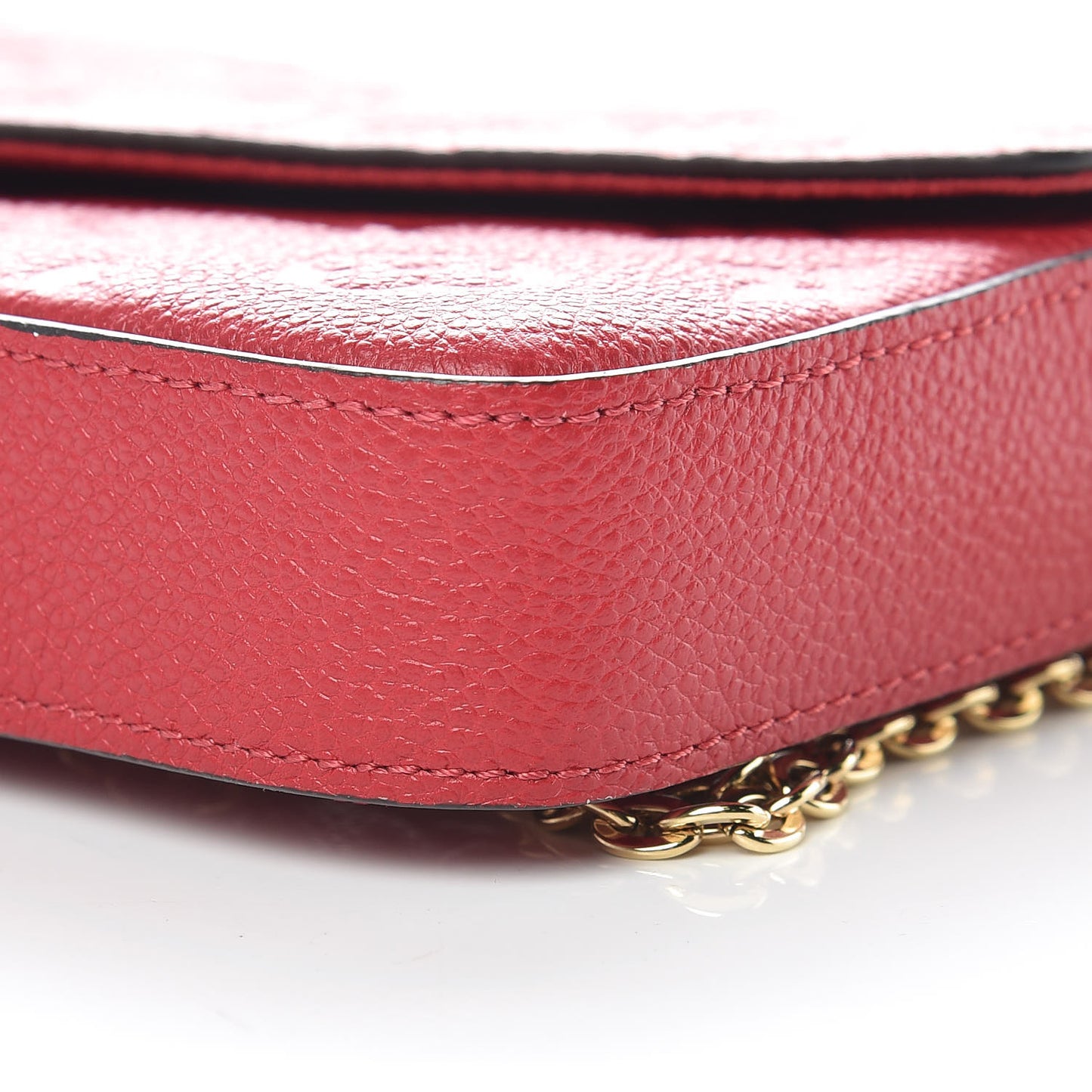 Empreinte Pochette Felicie Chain Wallet Cherry