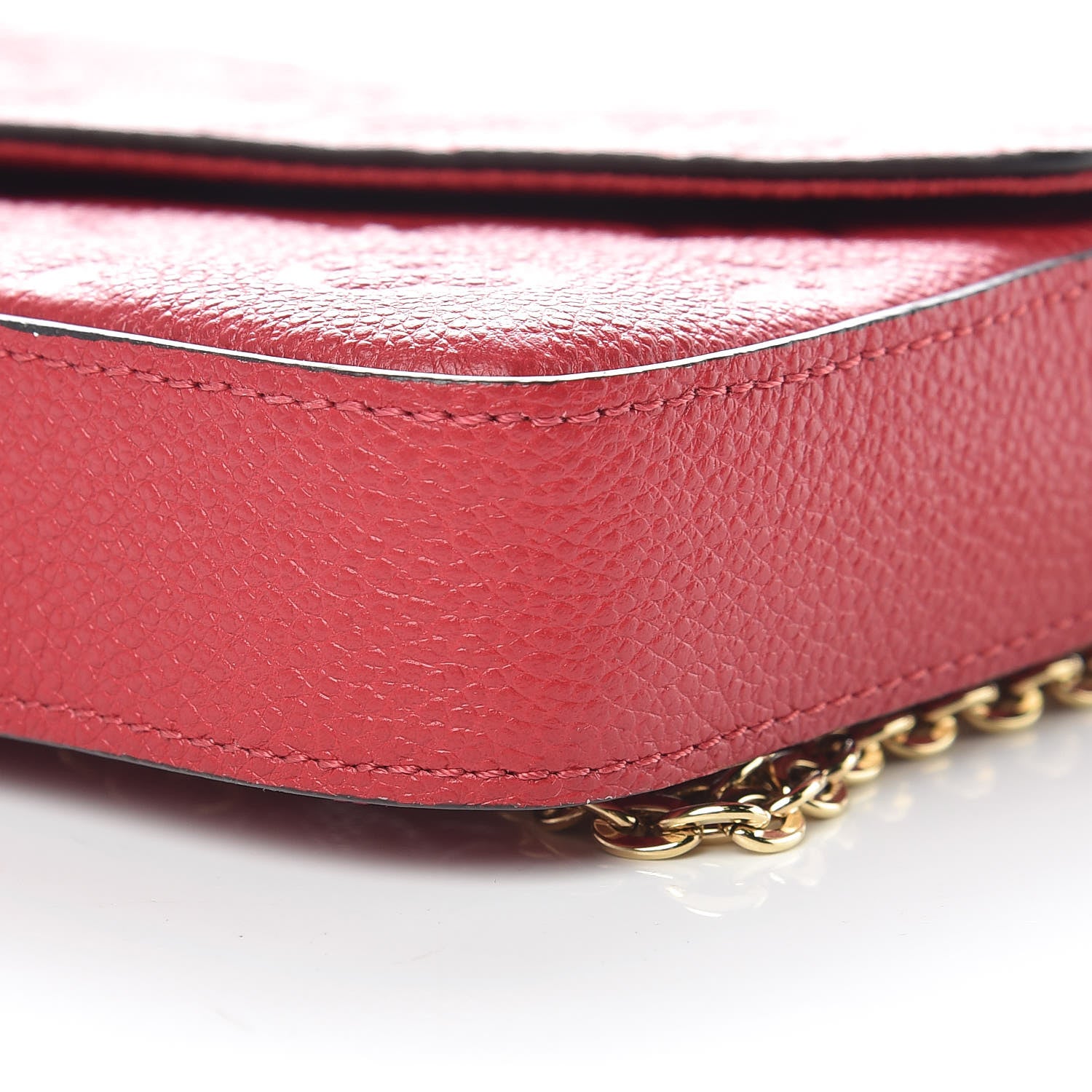 Louis Vuitton Empreinte Pochette Felicie Chain Wallet Cherry 11 of 13