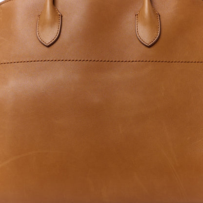 The Row Polished Saddle Calfskin Soft Margaux 15 Cuir 8 of 14