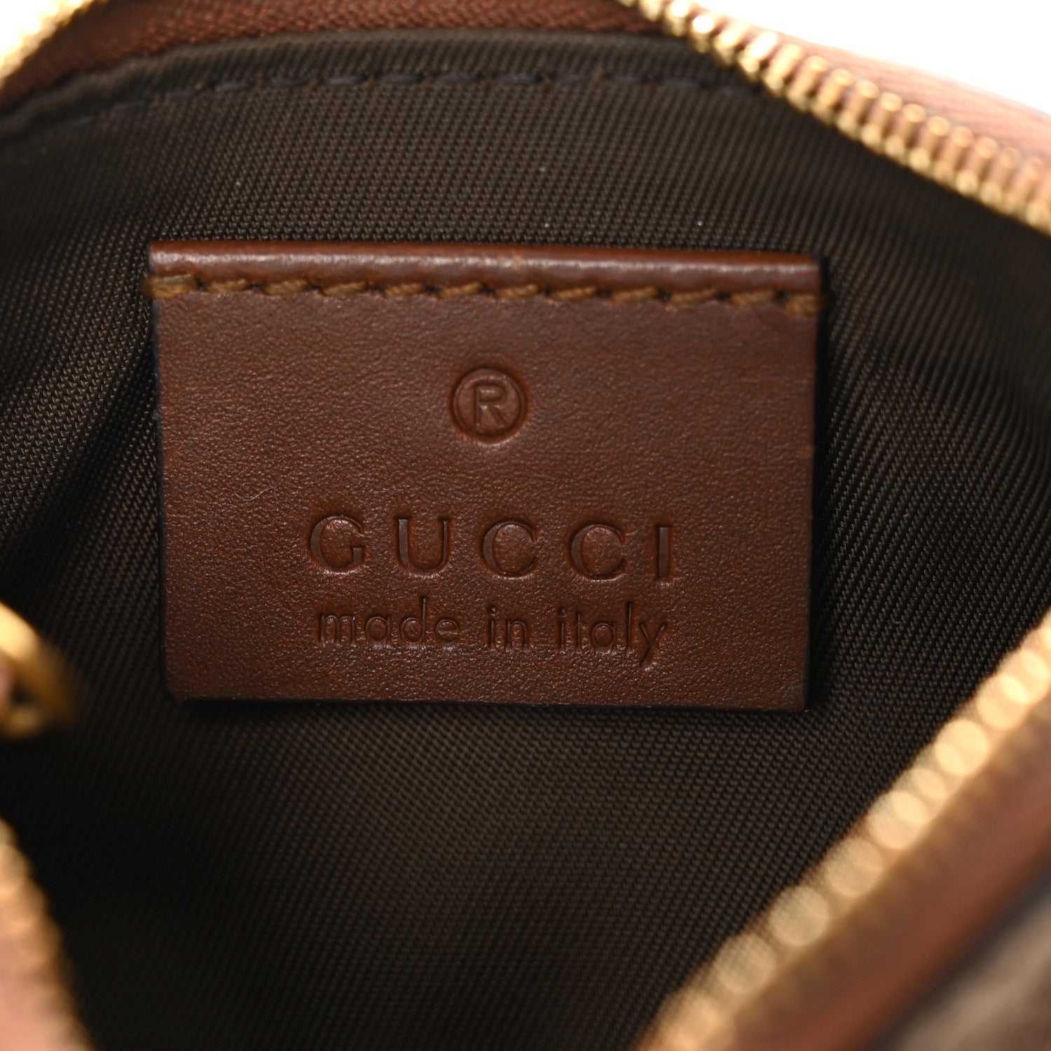 Gucci GG Supreme Monogram Key Case Brown 6 of 6