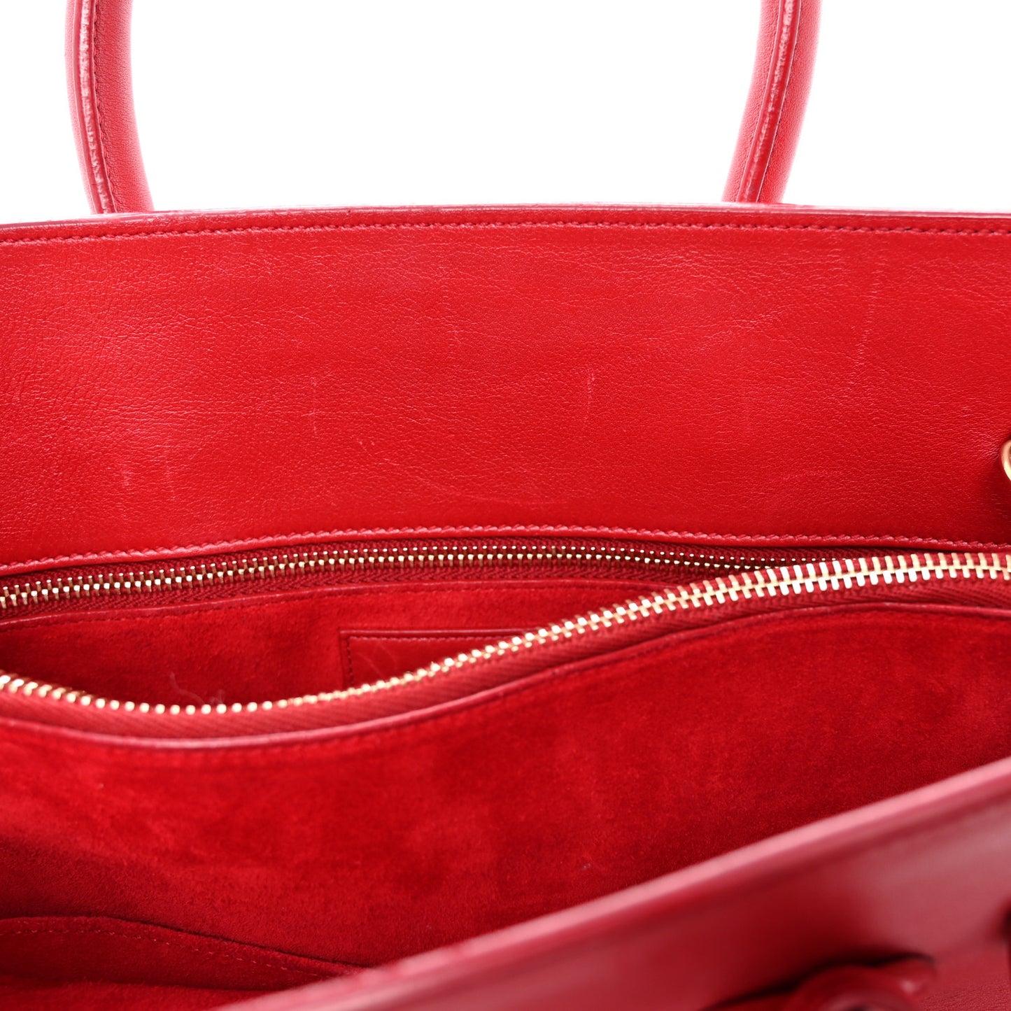 Calfskin Small Sac De Jour Lipstick Red