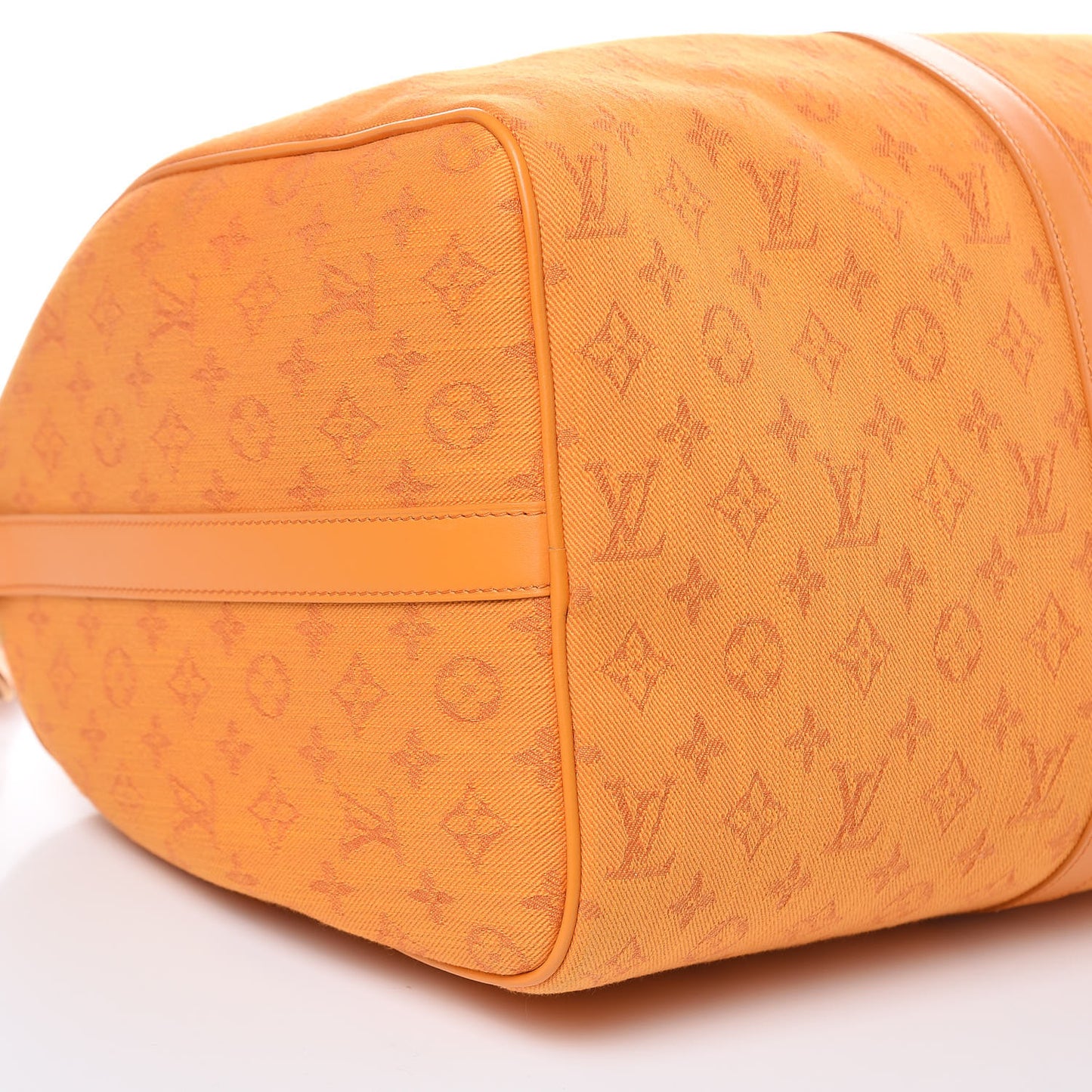 Denim Monogram Keepall Bandouliere 50 Ocre