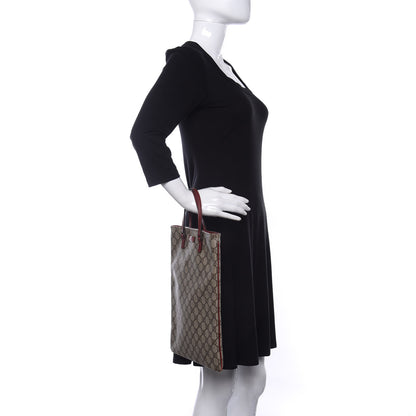 Gucci GG Plus Monogram Vertical Tote Red 2 of 10