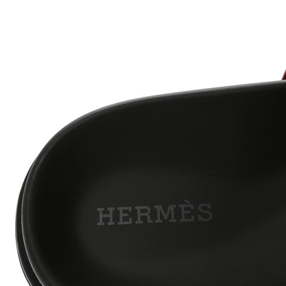 Hermes Calfskin Womens Chypre Sandals 39.5 Rouge H 8 of 10