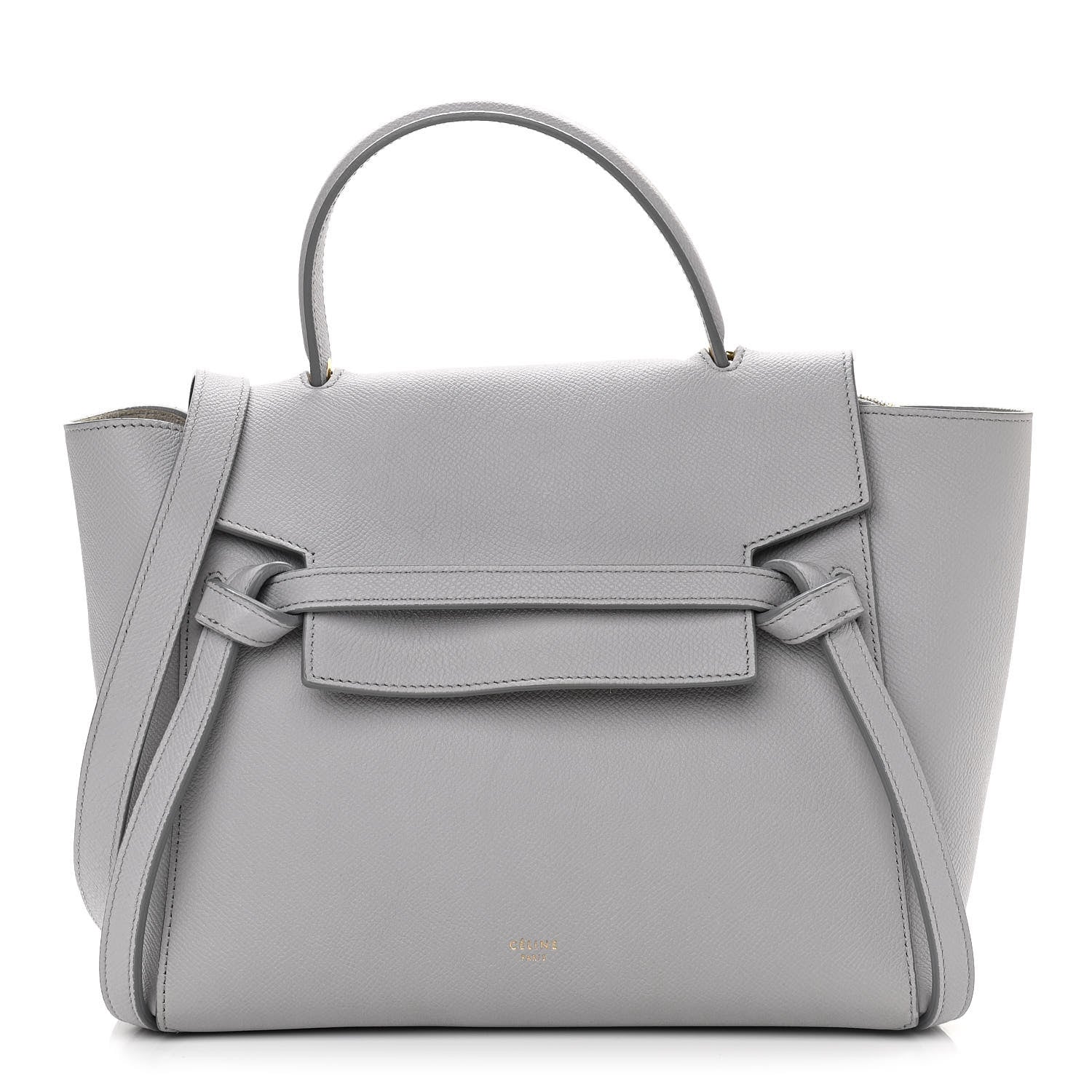 Celine Grained Calfskin Micro Belt Bag Cloud 1 of 11