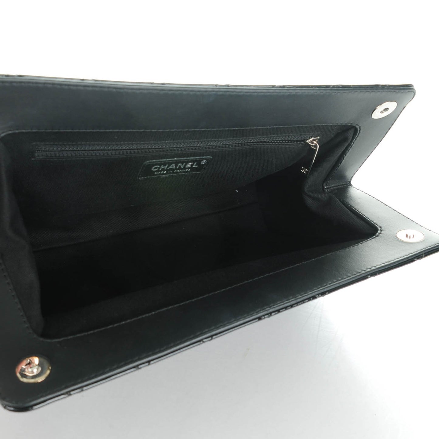 Patent CC Quilted Timeless Clutch Black