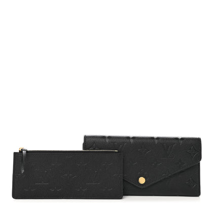 Louis Vuitton Empreinte Josephine Wallet Black 1 of 9