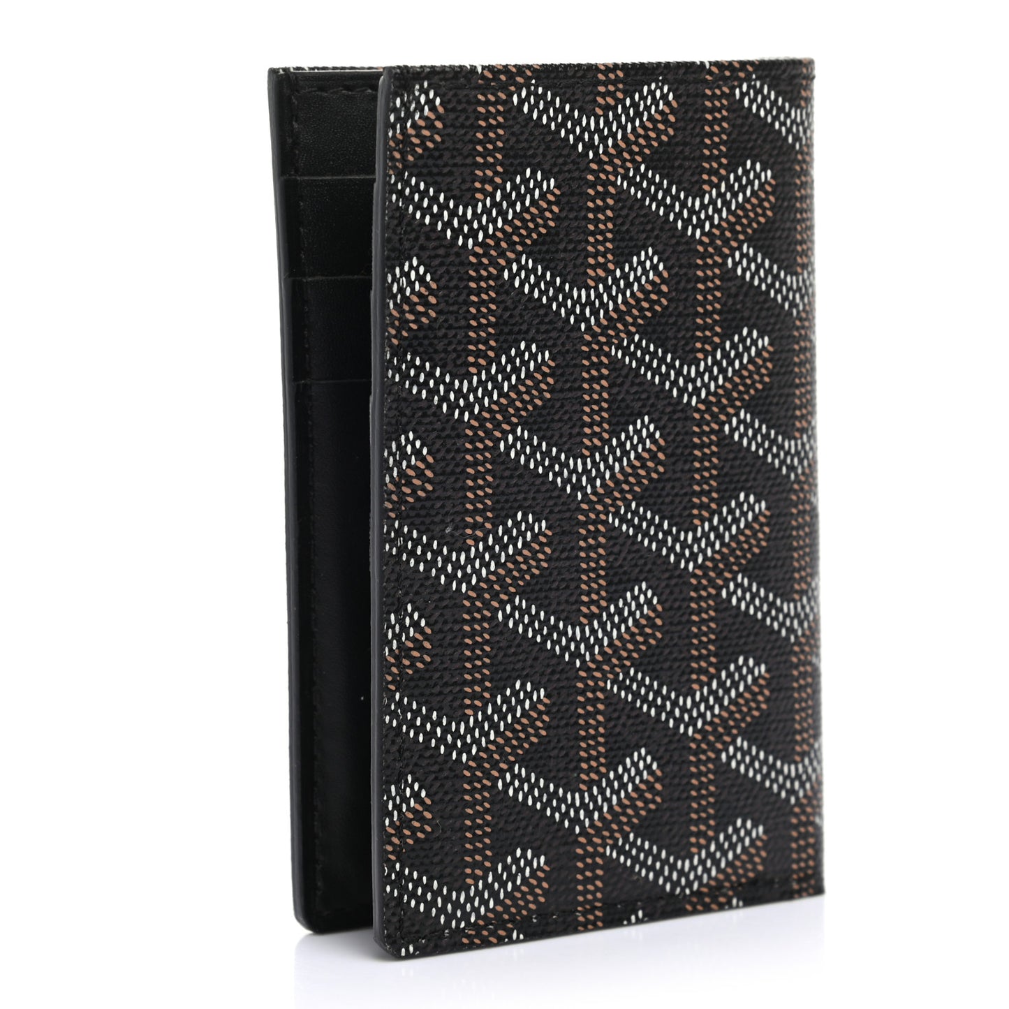 Goyardine Saint Pierre Card Holder Black