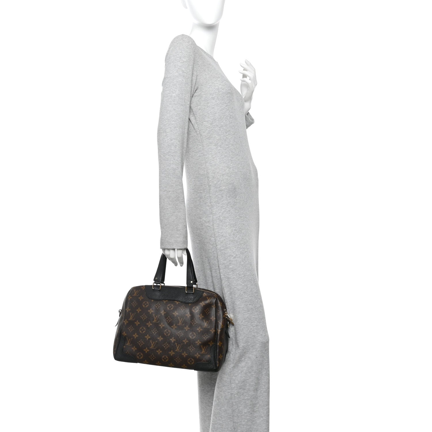Louis Vuitton Monogram Retiro NM Black 2 of 11