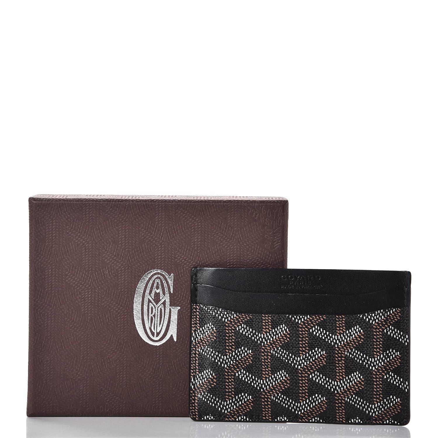 Goyard Goyardine Saint Sulpice Card Holder Black 8 of 8