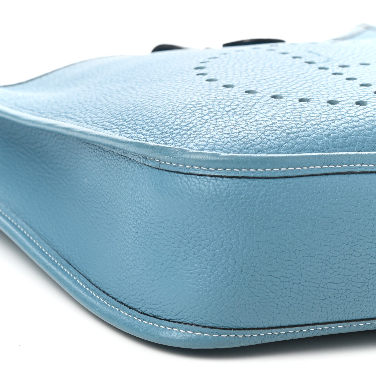 Hermes Taurillon Clemence Evelyne PM Blue Jean 9 of 11