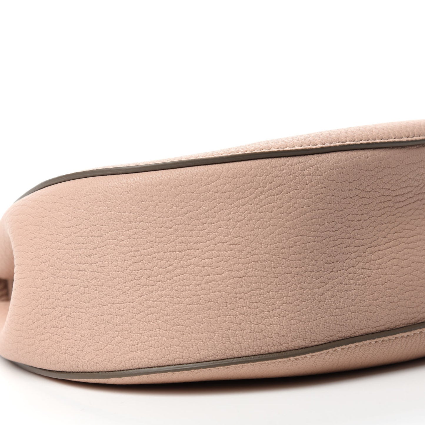 Grained Lambskin Drew Shoulder Bag Cement Pink