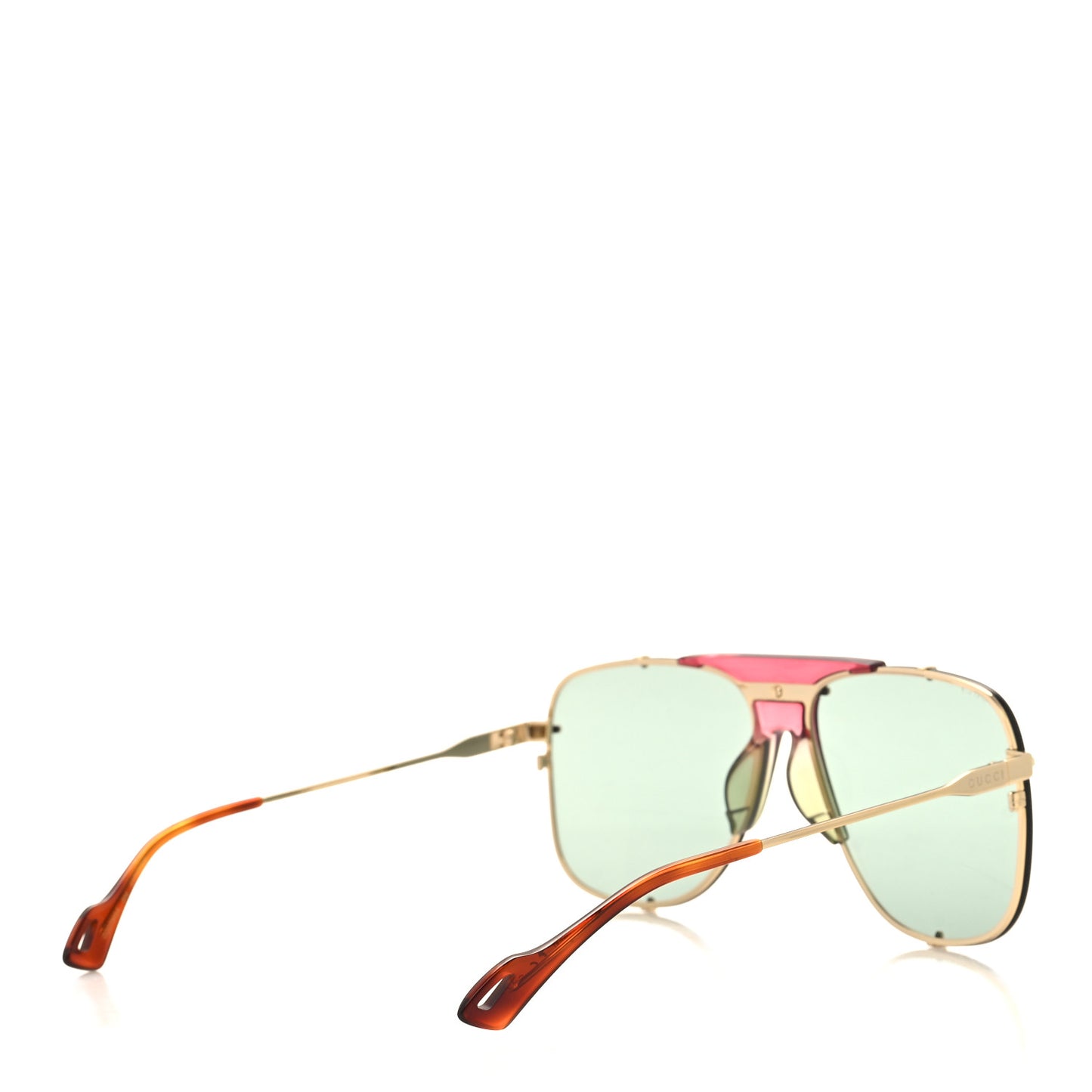 Metal Square Frame Sunglasses GG0739SA Pink