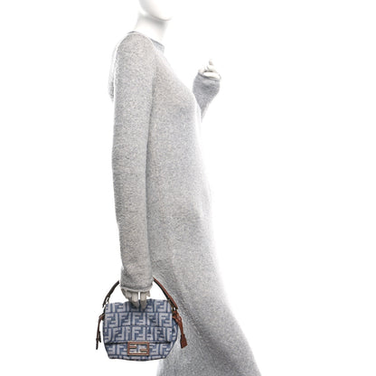 Fendi Denim Small Mamma Baguette Blue 2 of 11