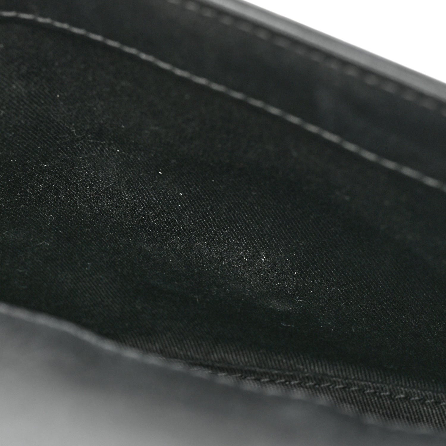 MCM Calfskin Color Splash Logo Crossbody Small Black Purple 10 of 11