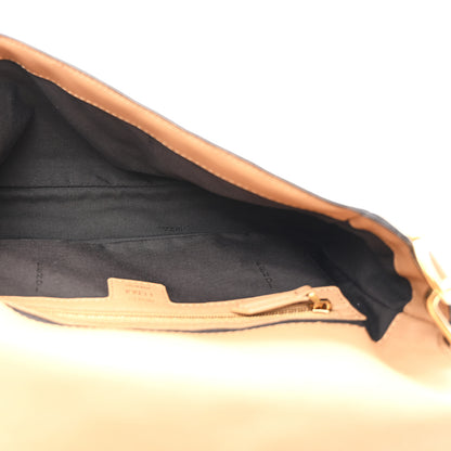 Fendi Nappa FF 1974 Embossed Baguette Miele Scuro 5 of 10