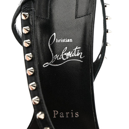 Christian Louboutin Nappa Rosa Condorapik 85 Spike Sandals 38.5 Black 8 of 11