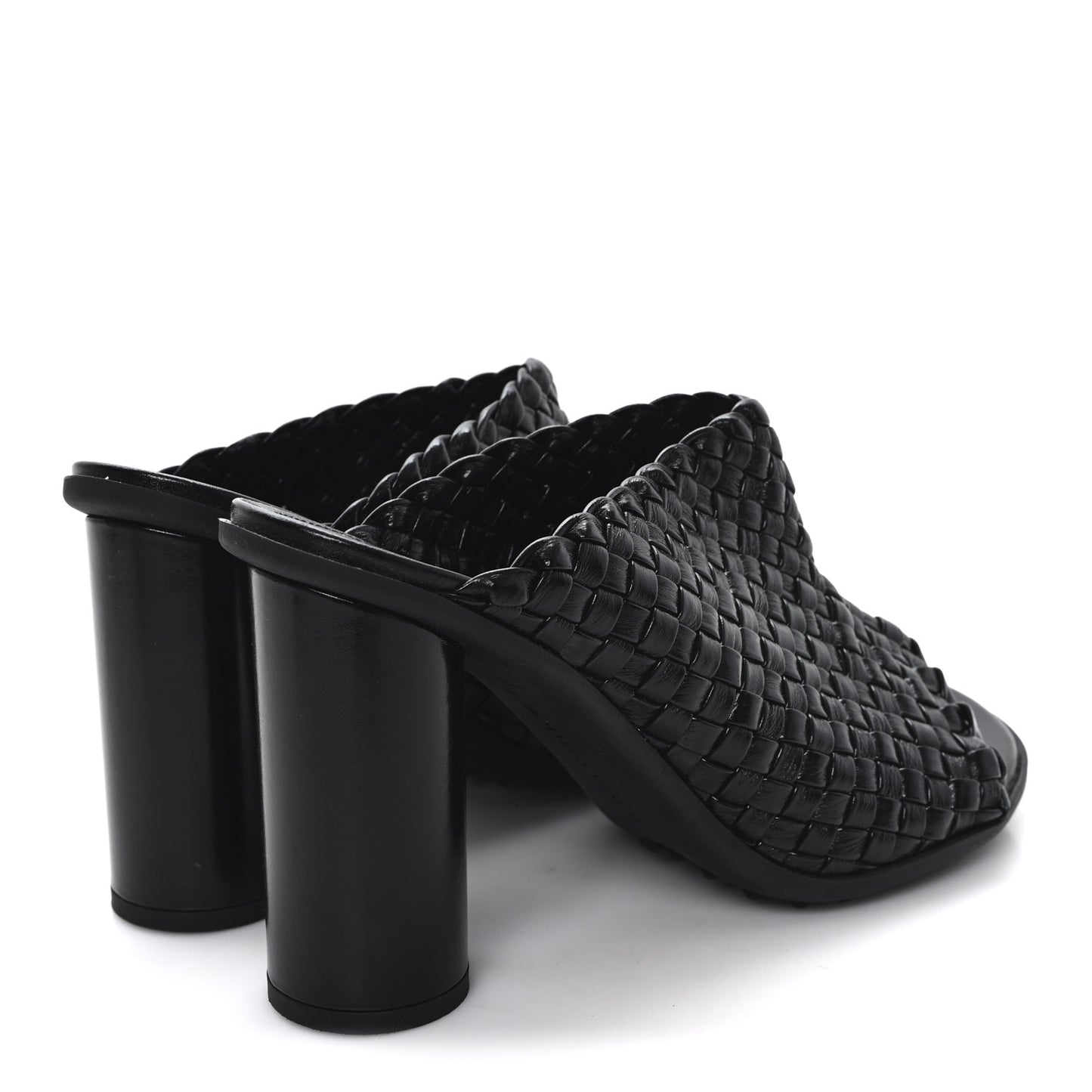 Nappa Intrecciato Atomic Sandals 41 Black
