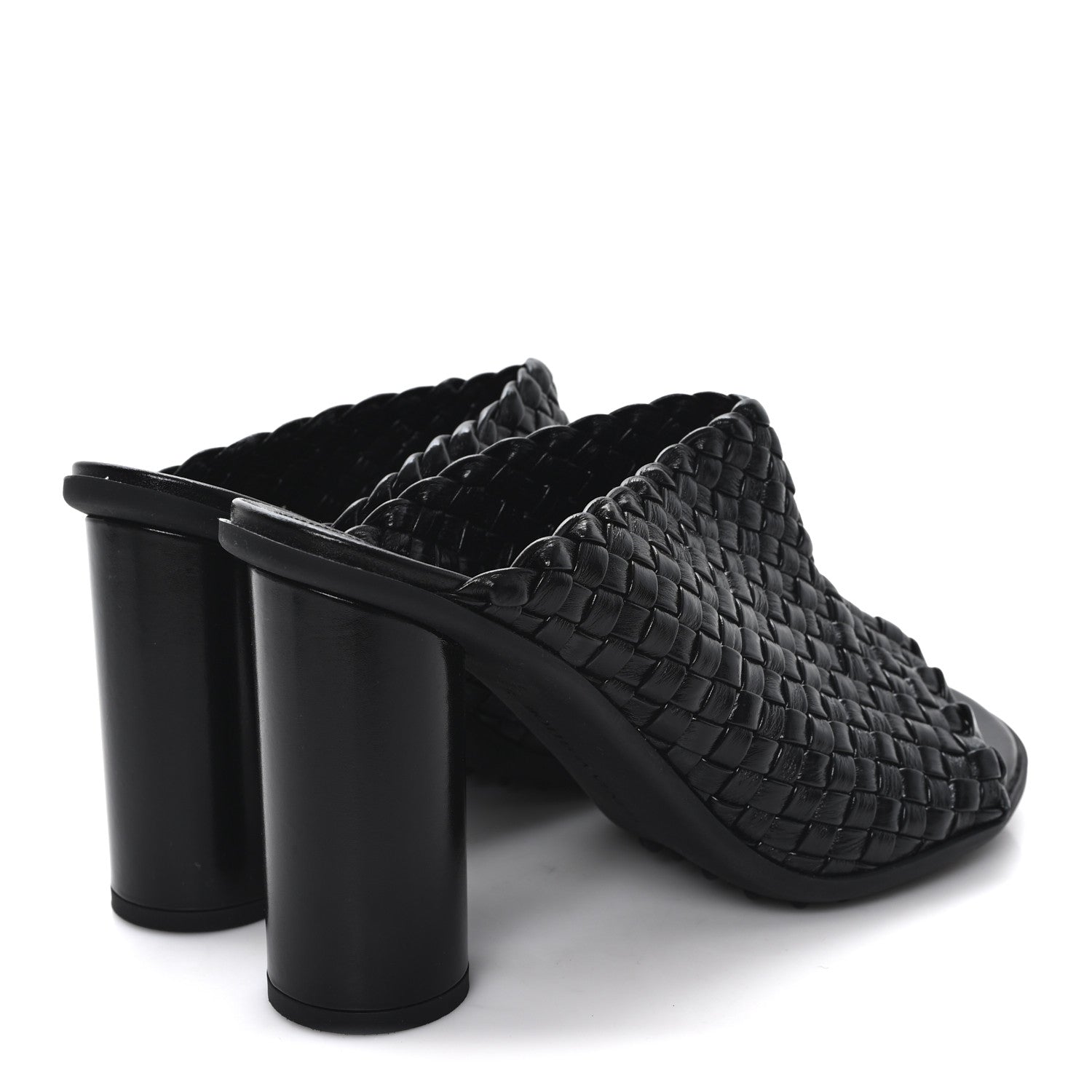 Bottega Veneta Nappa Intrecciato Atomic Sandals 41 Black 5 of 8