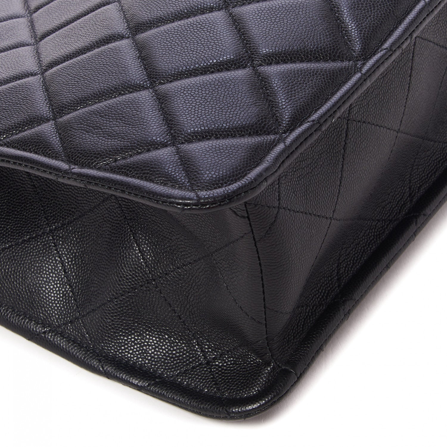 Chanel Caviar Quilted Sweet Classic Shopping Tote Black 5 of 9