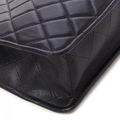 Chanel Caviar Quilted Sweet Classic Shopping Tote Black 5 of 9