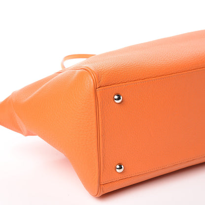 Hermes Taurillon Clemence Paris Bombay 37 Orange 27 of 27