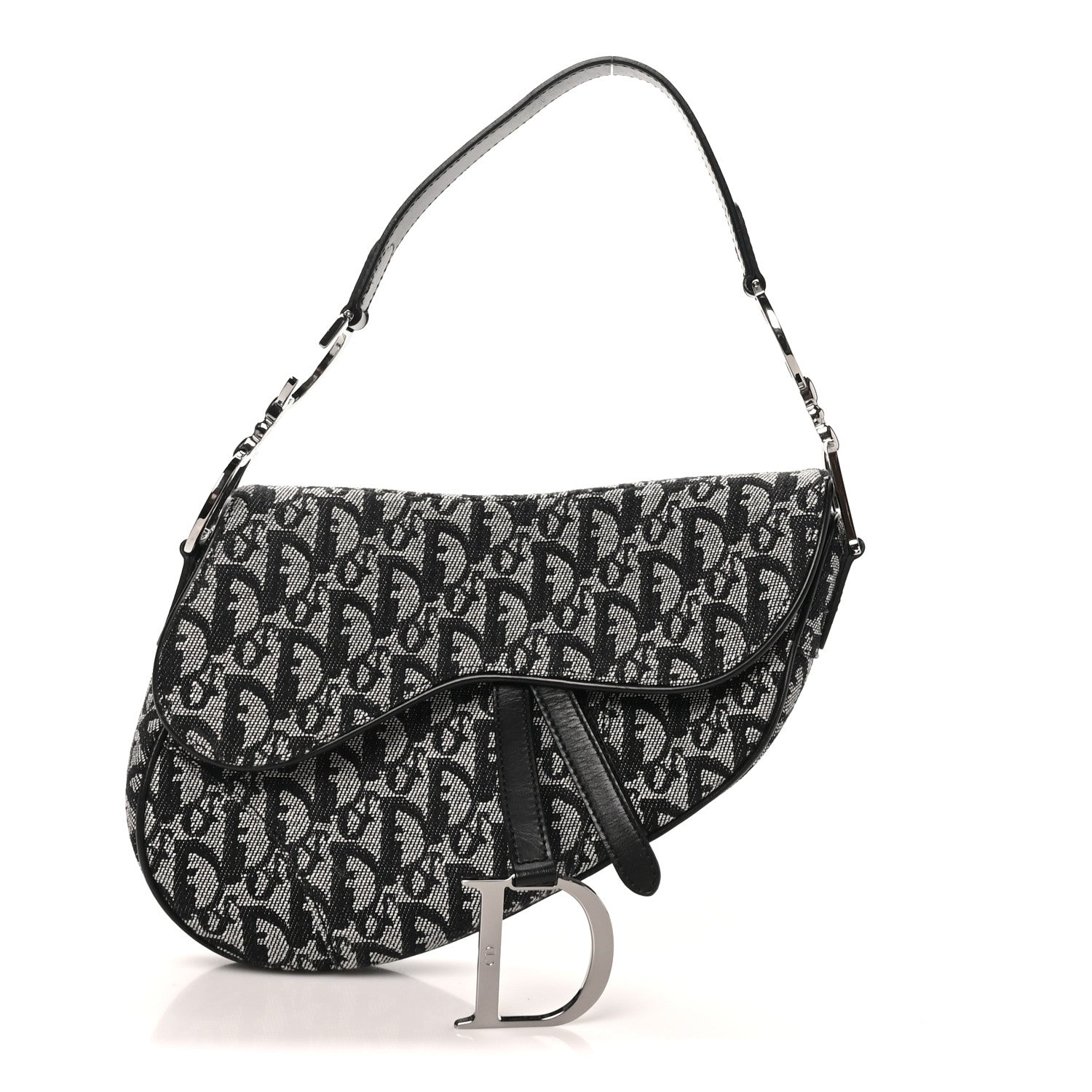 Christian Dior Monogram Saddle Bag Black 1926945 – FASHIONPHILE