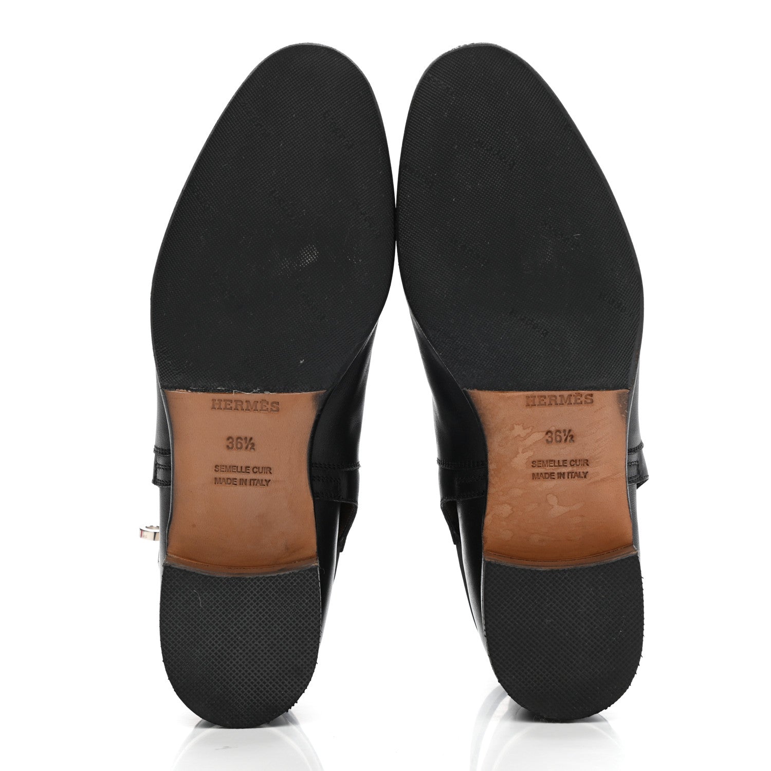 Hermes Calfskin Neo Low Boots 36.5 Black 5 of 13