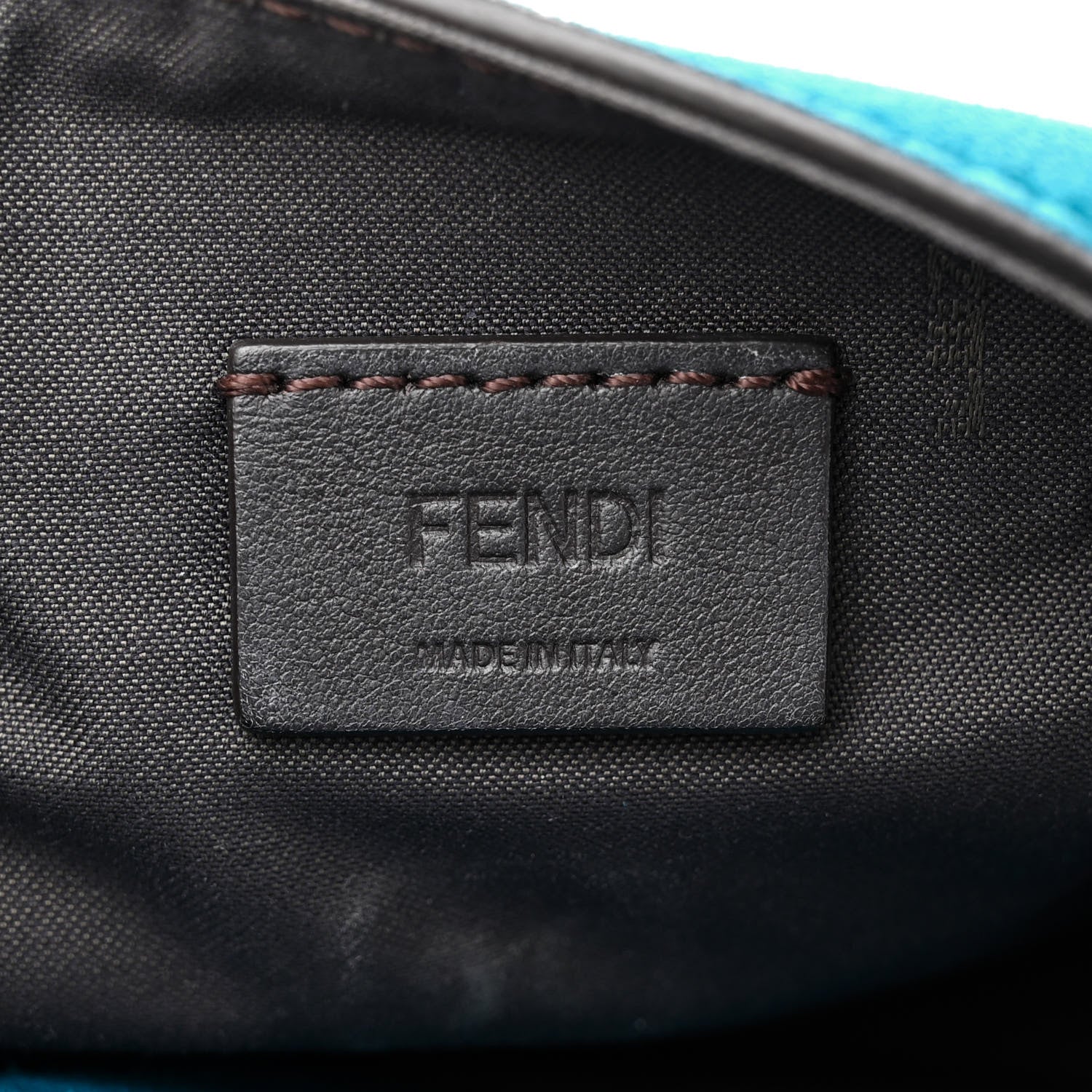 Fendi Chamois Mini Baguette Ottanio 6 of 14