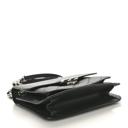 Chanel Grained Calfskin Quilted Small CC Box Top Handle Flap Black 4 of 10