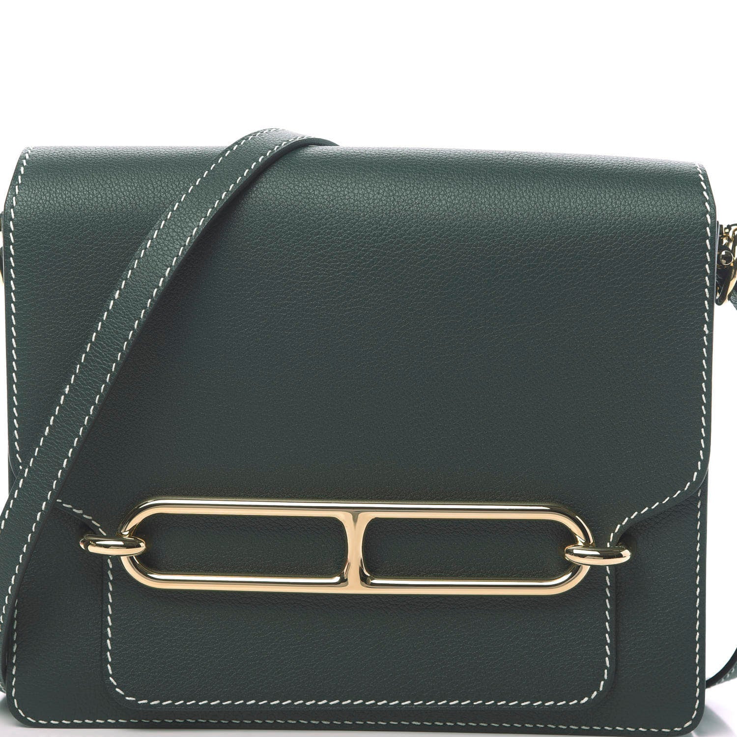 Hermes Evercolor Sac Roulis 23 Vert Anglais 10 of 11