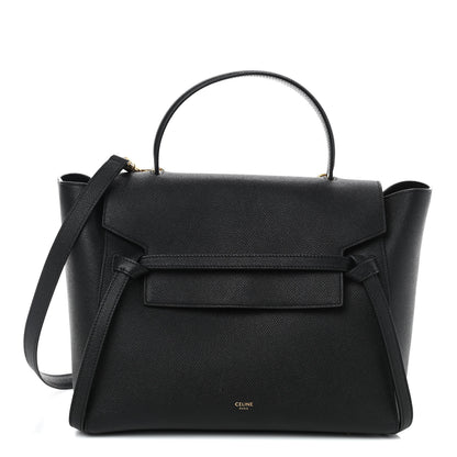 Celine Grained Calfskin Mini Belt Bag Black 1 of 9
