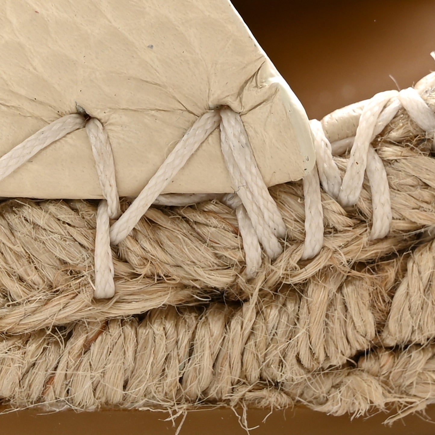 Grained Calfskin Rockstud Ankle Strap Espadrille 15/105mm Sandals 40 Light Ivory Natural