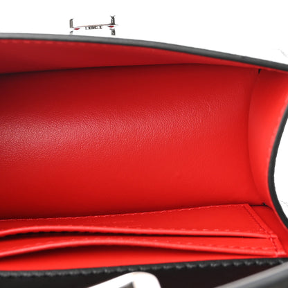 Christian Louboutin Grained Calfskin Nano Elisa Top Handle Bag Black 5 of 9