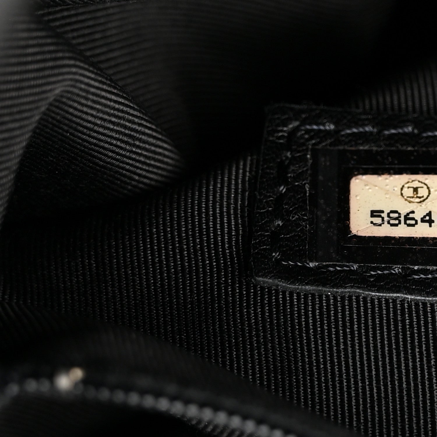 Chanel Lambskin CC Tassel Shoulder Flap Bag Black 6 of 8